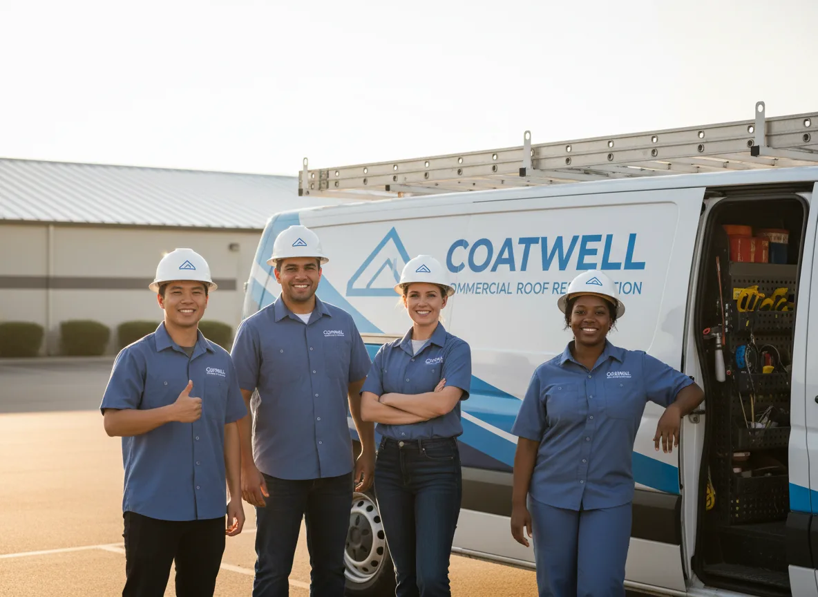 Commercial roof coating company in Bryant, IL